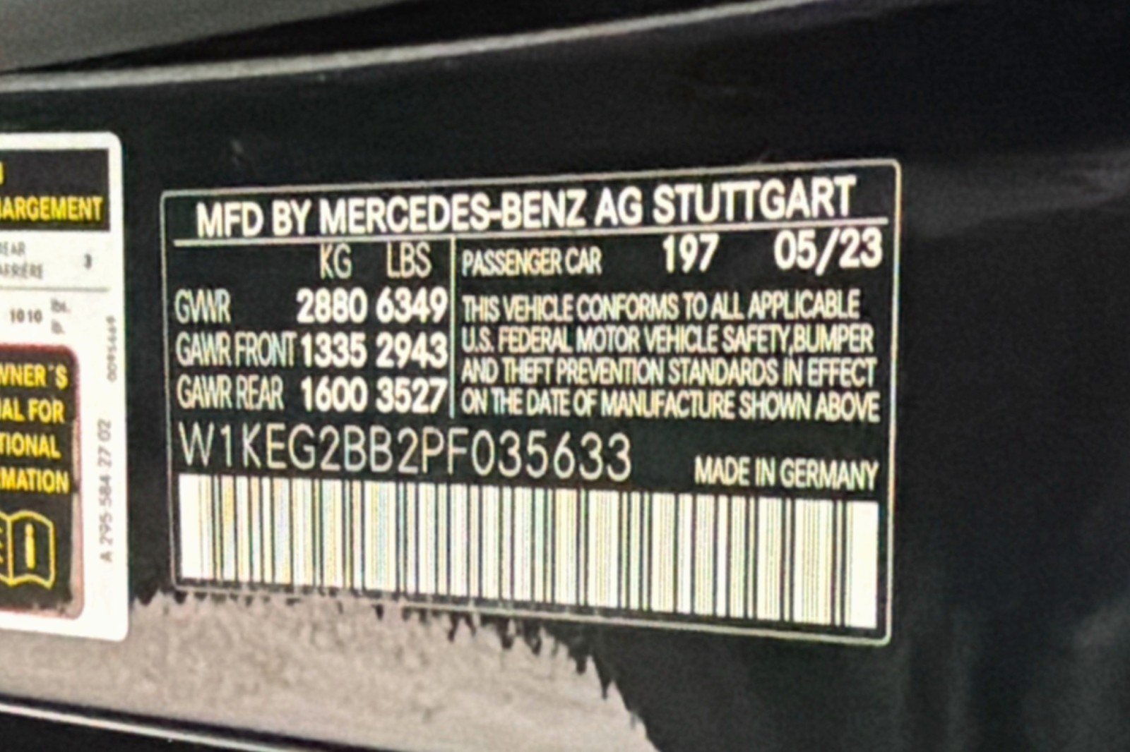 Certified Used 2023 Obsidian Black Metallic Mercedes-Benz 350+ image 26