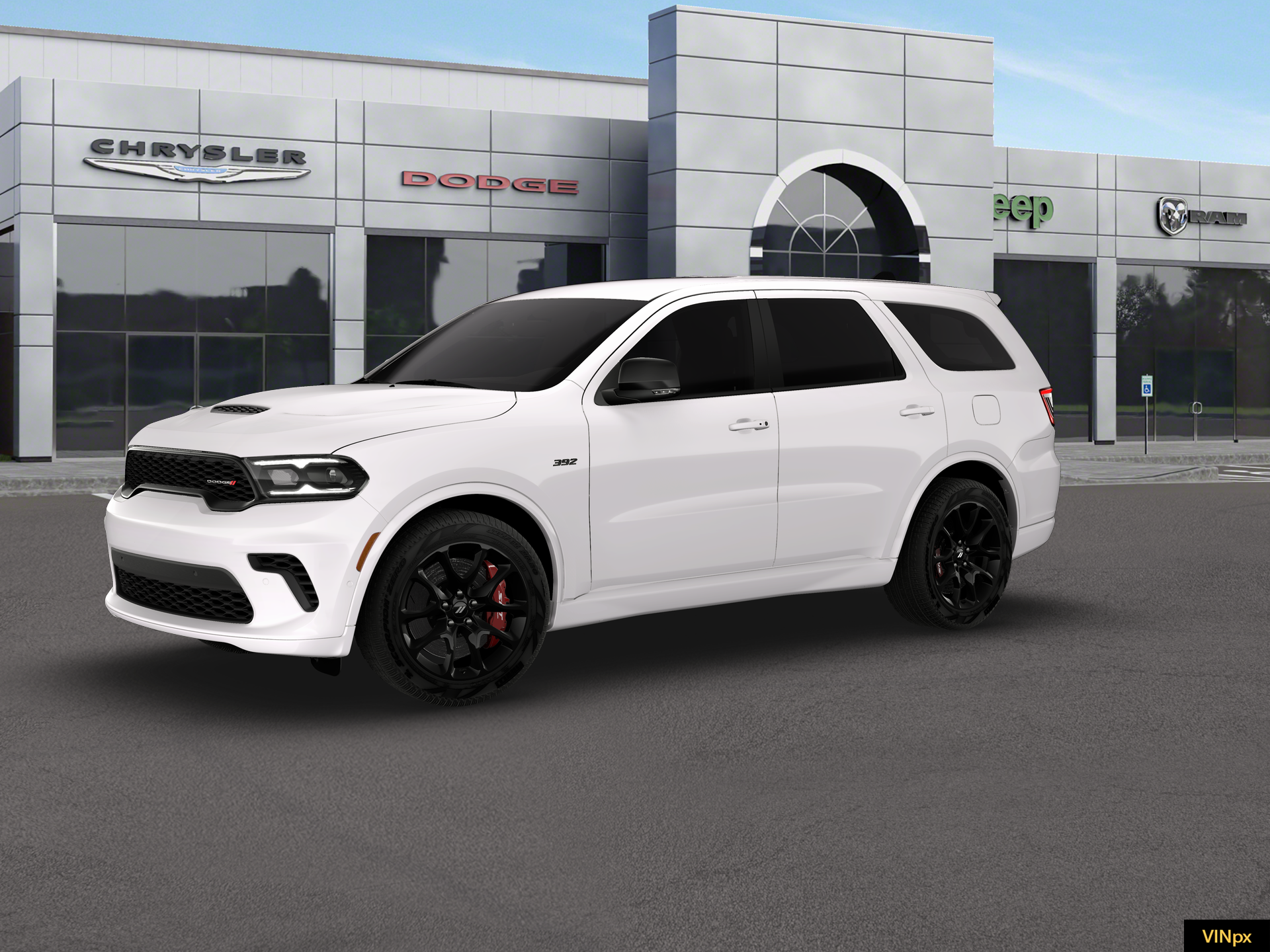 New 2026 White Knuckle Clear-Coat Exterior Paint Dodge R/T 392 AWD image 2