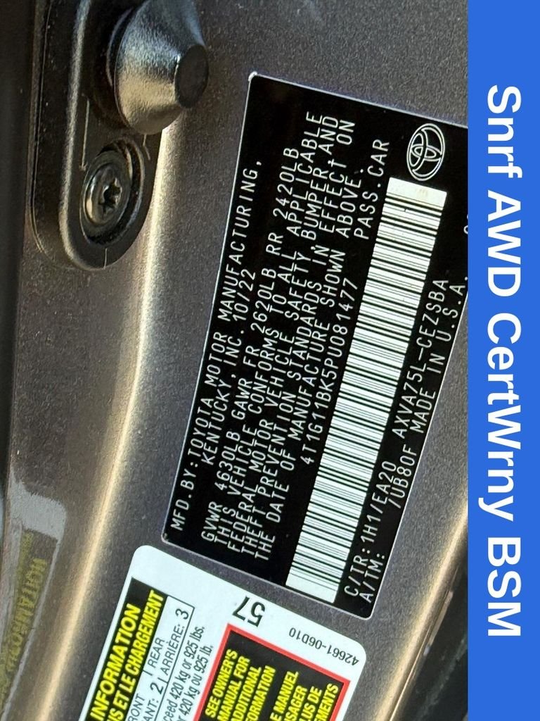 Certified Used 2023 Predawn Gray Mica Toyota SE image 31