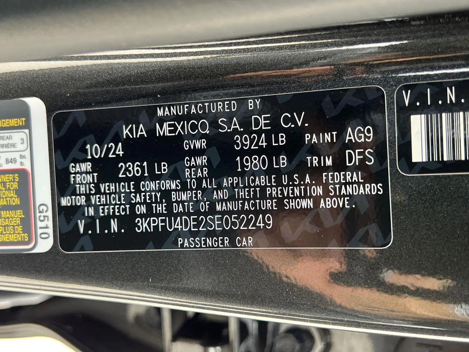 Used 2025 Interstellar Gray Kia EX image 31