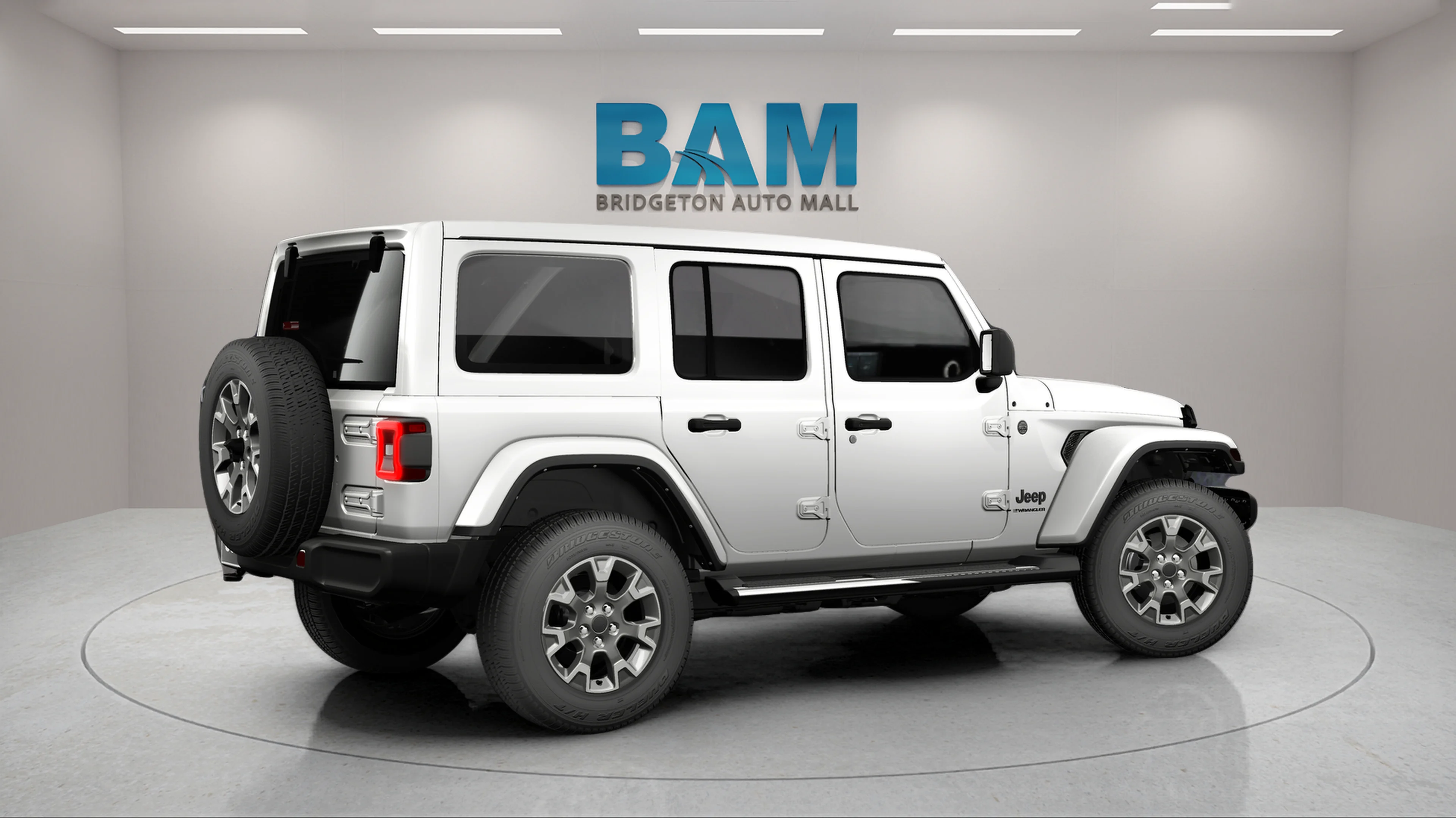 New 2026 Bright White Clear-Coat Exterior Paint Jeep Sahara image 5