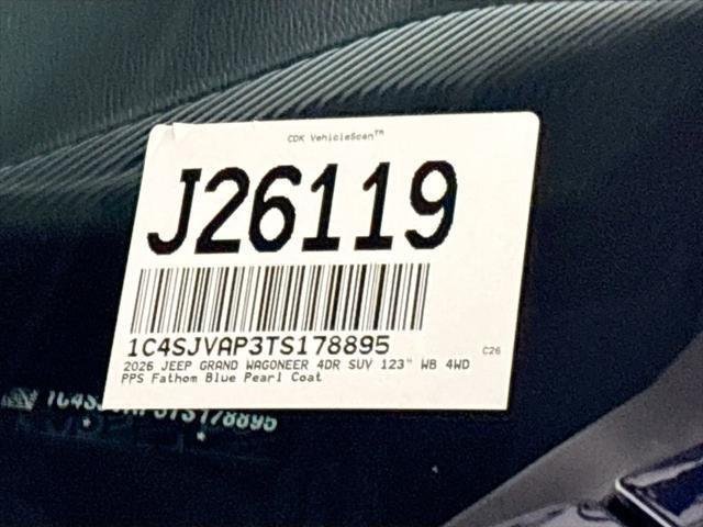 New 2026 Fathom Blue Pearlcoat Jeep Grand Wagoneer image 26