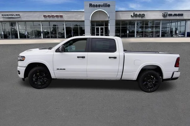 New 2026 Bright White Clear-Coat Exterior Paint RAM Laramie image 6