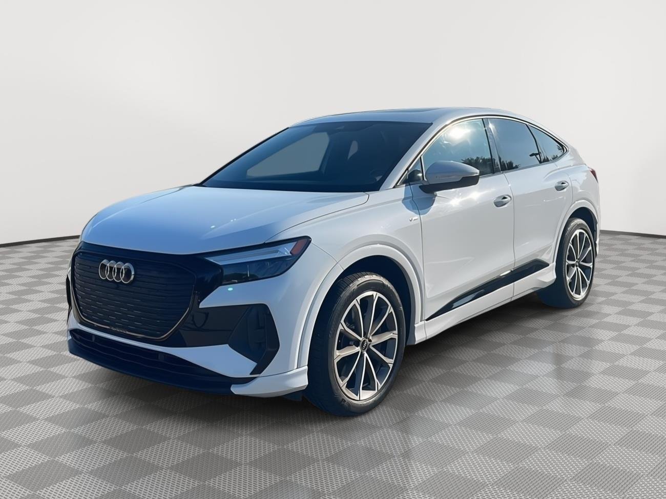 Used 2022 Glacier White Metallic Audi Premium Plus image 2