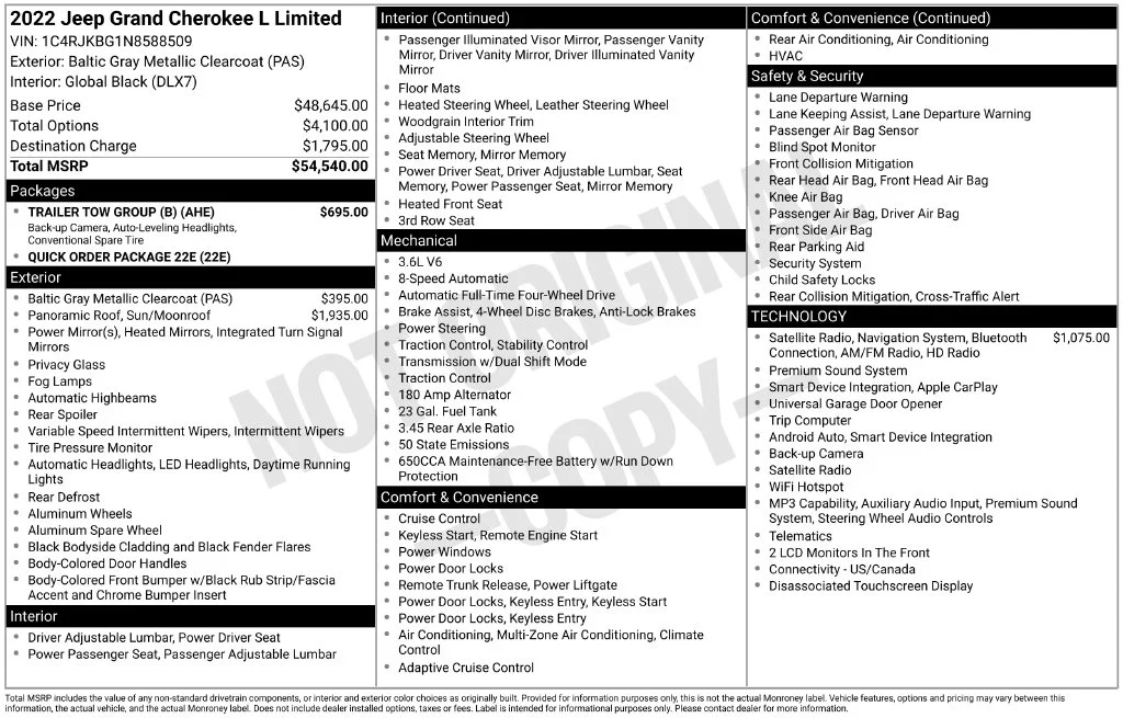 Used 2022 Gray Jeep Limited image 2