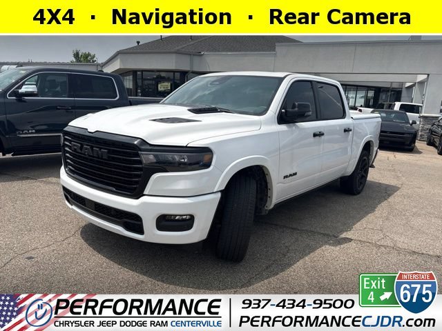 Used 2025 Bright White Clearcoat Ram Laramie image 1