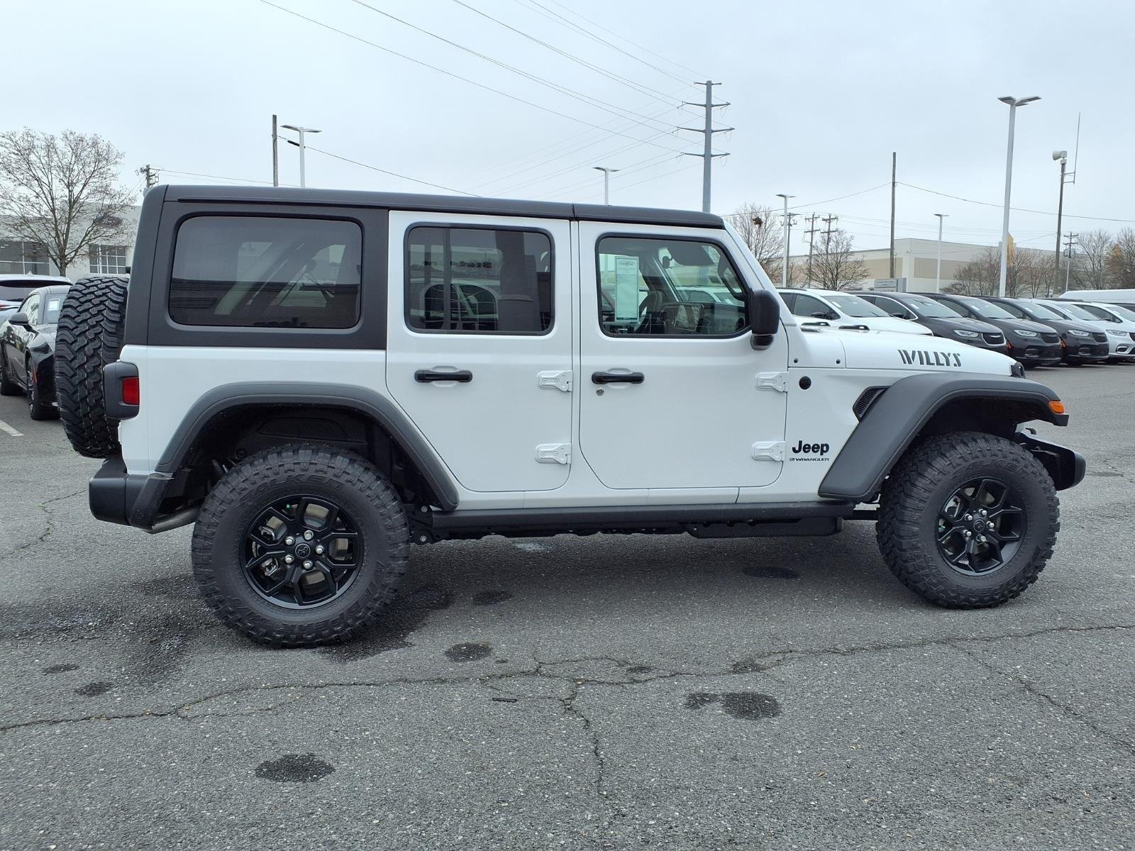 New 2026 Bright White Clear-Coat Exterior Paint Jeep Willys image 9