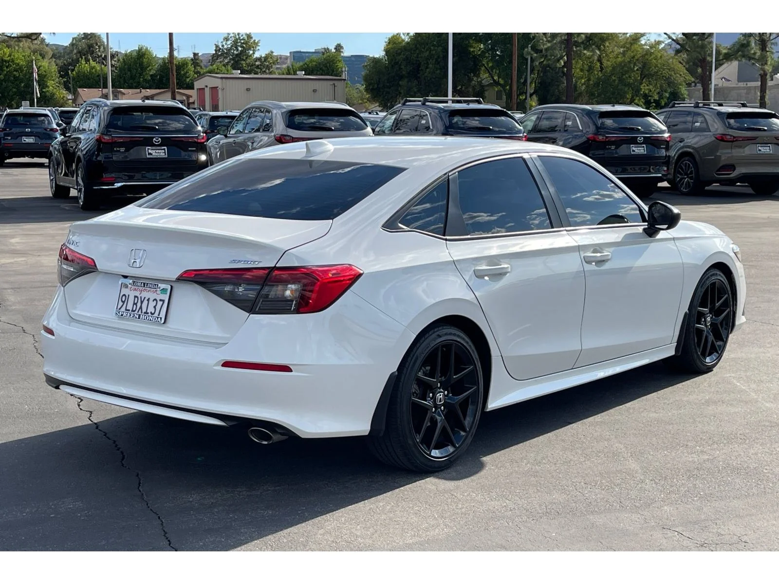 Used 2024 Platinum White Pearl Honda Sport image 6