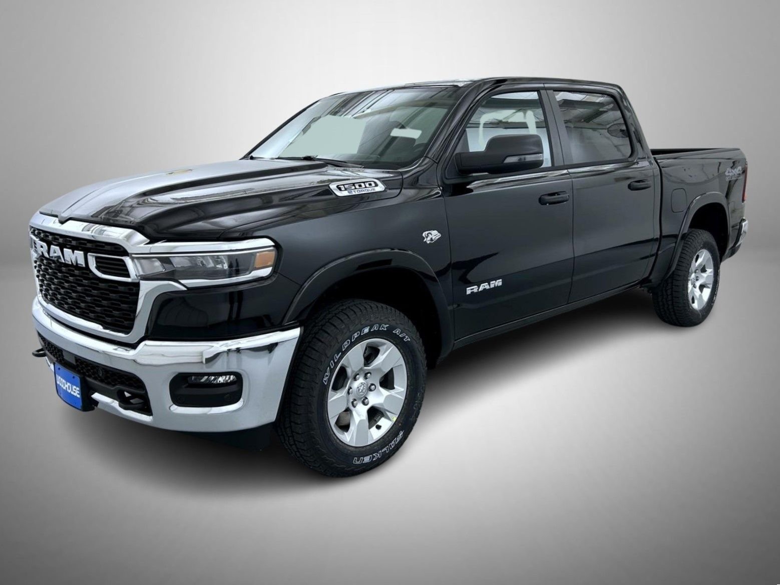 New 2026 Diamond Black Crystal Pearl-Coat Exterior Paint RAM Big Horn/Lone Star image 1