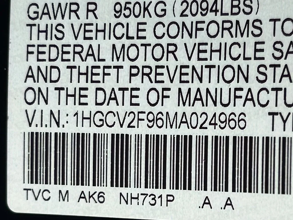Certified Used 2021 Black Honda Touring 2.0T image 45