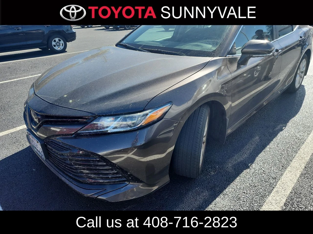 Certified Used 2020 Brown Toyota LE image 1