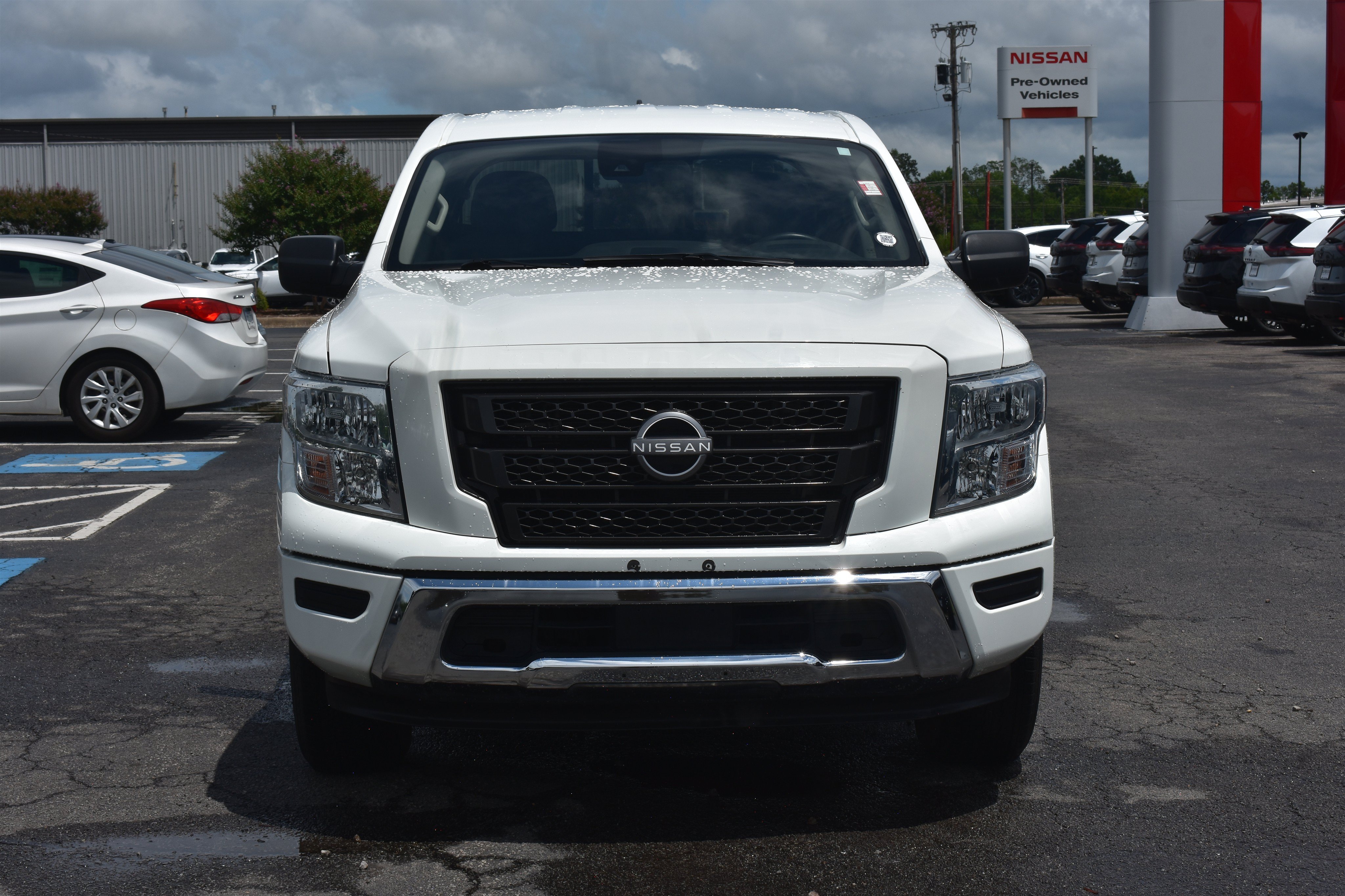 Used 2023 Glacier White Nissan SV image 2