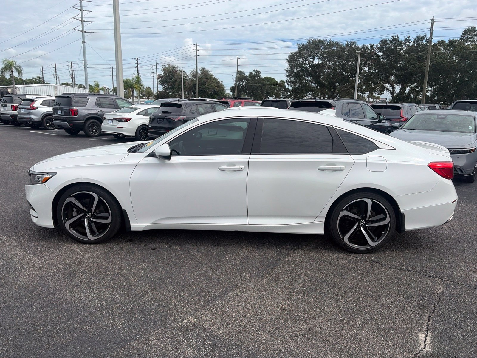Used 2020 White Honda Sport image 4