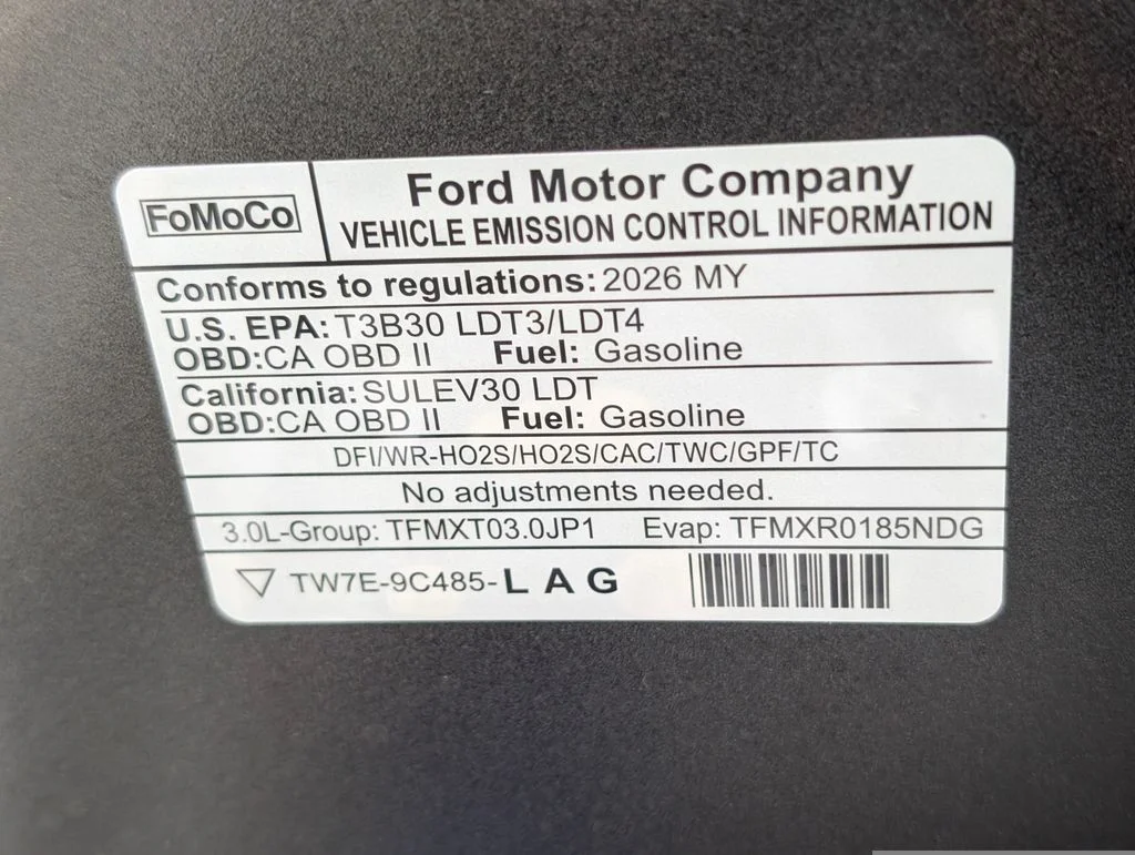 New 2026 Carbonized Gray Metallic Ford Tremor® image 25