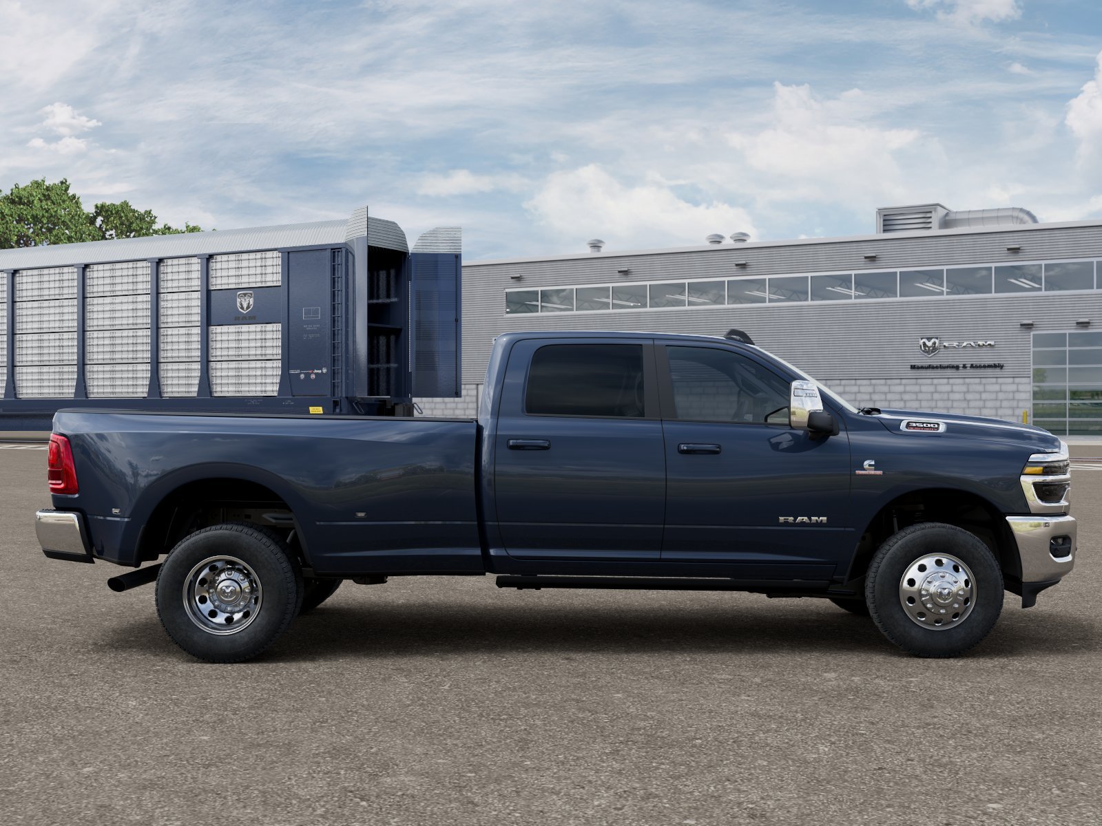 New 2027 Forged Blue Metallic Exterior Paint RAM Laramie image 12