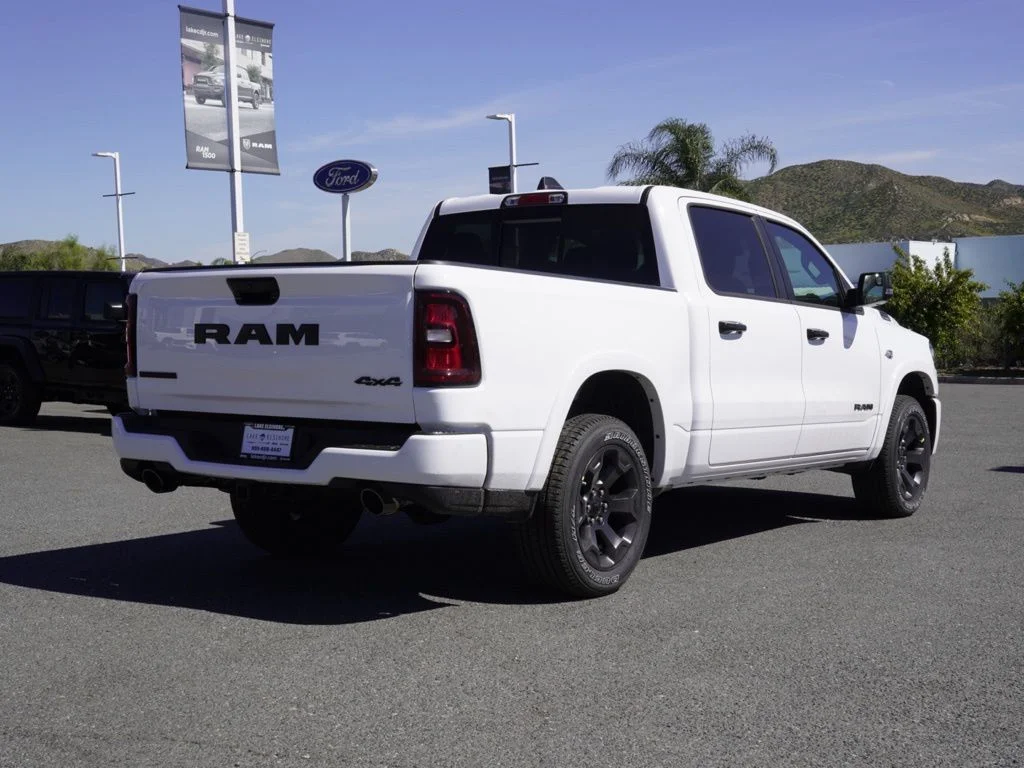 New 2026 Bright White Clear-Coat Exterior Paint RAM Big Horn/Lone Star image 3