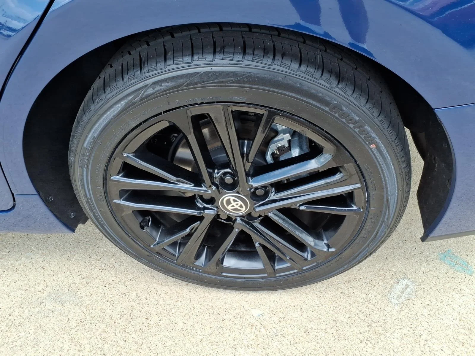 Certified Used 2025 Reservoir Blue Toyota SE image 18