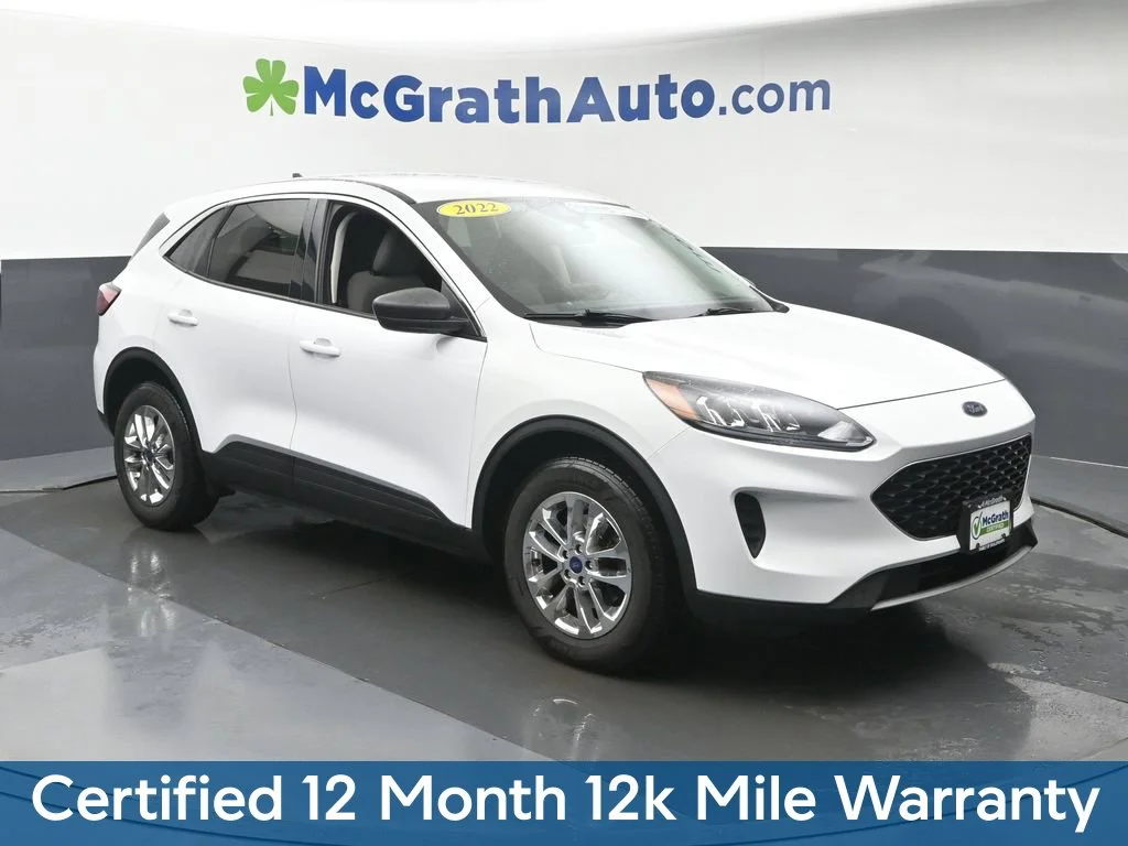 Certified Used 2022 White Ford SE image 2