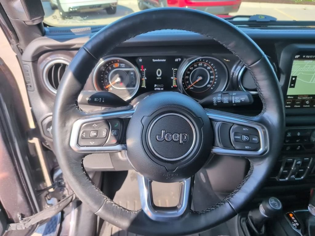 Certified Used 2021 Gray Jeep Unlimited Sahara Altitude image 20