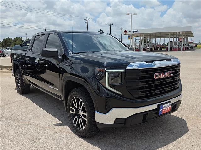 Used 2024 Onyx Black GMC Pro 4x4 Crew Cab 5.75 ft. box 147.4 in. WB image 6