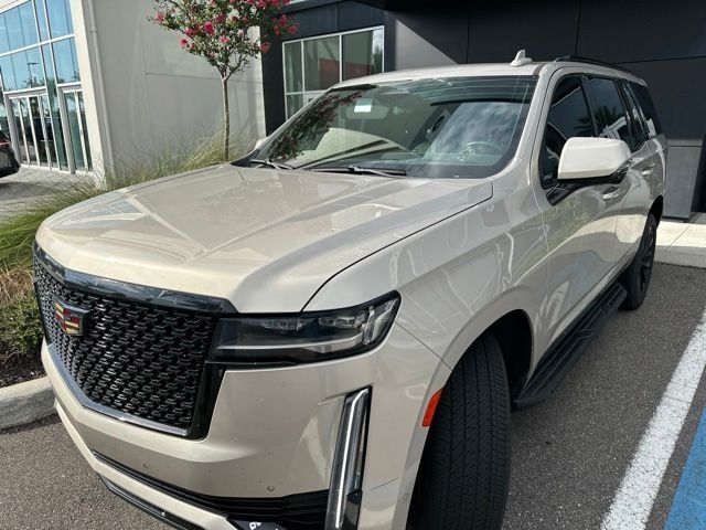 Used 2021 Sandstone Metallic Cadillac Premium Luxury image 1