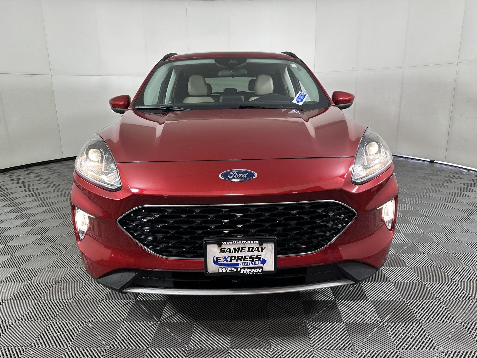 Used 2021 Rapid Red Metallic Tinted Clearcoat Ford SEL image 18