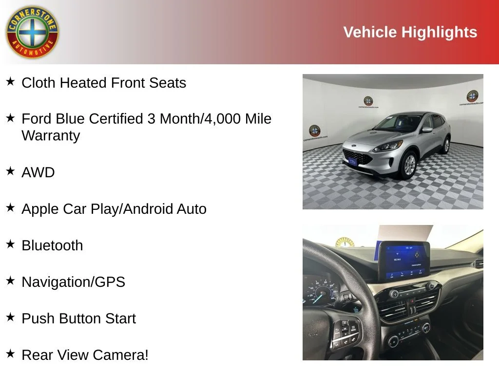 Used 2020 Ford Escape SE with VIN 1FMCU9G6XLUC77361 for sale in Elk River, Minnesota