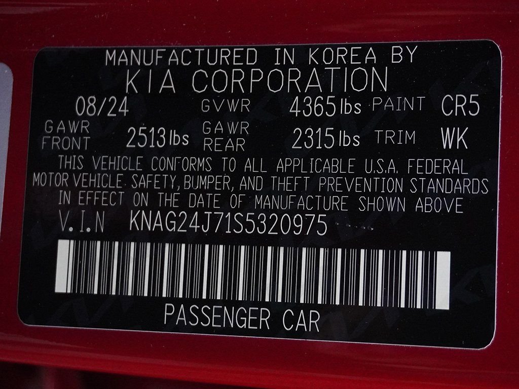 Used 2025 Red Kia LXS image 51