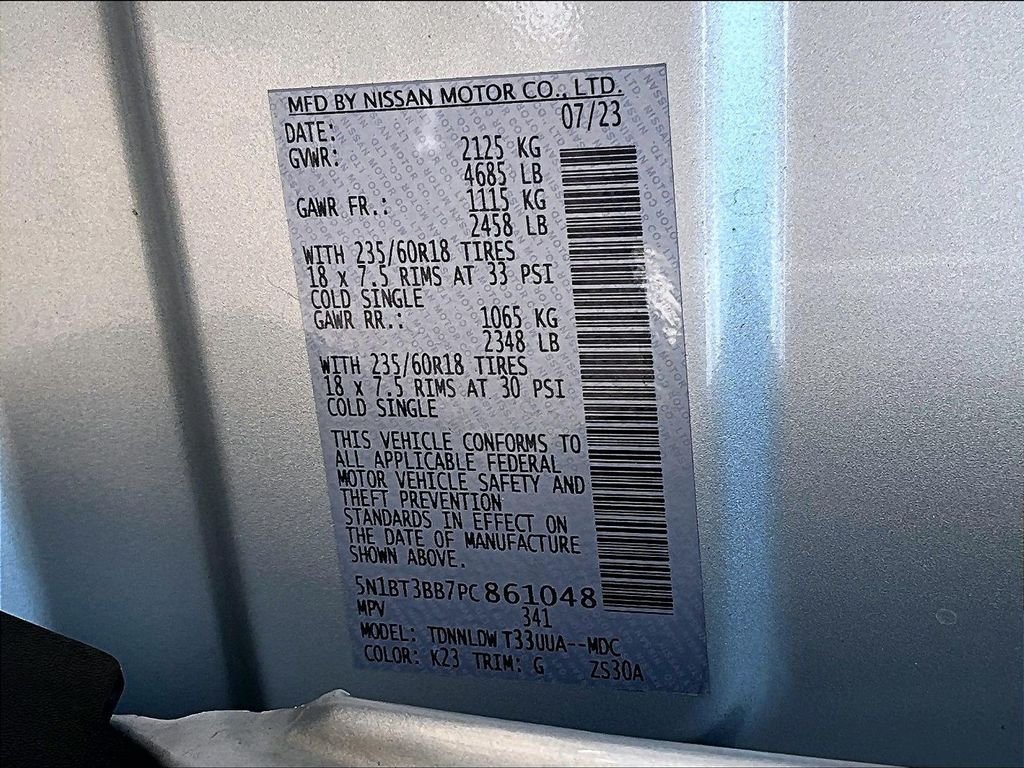 Certified Used 2023 Silver Nissan SV image 34
