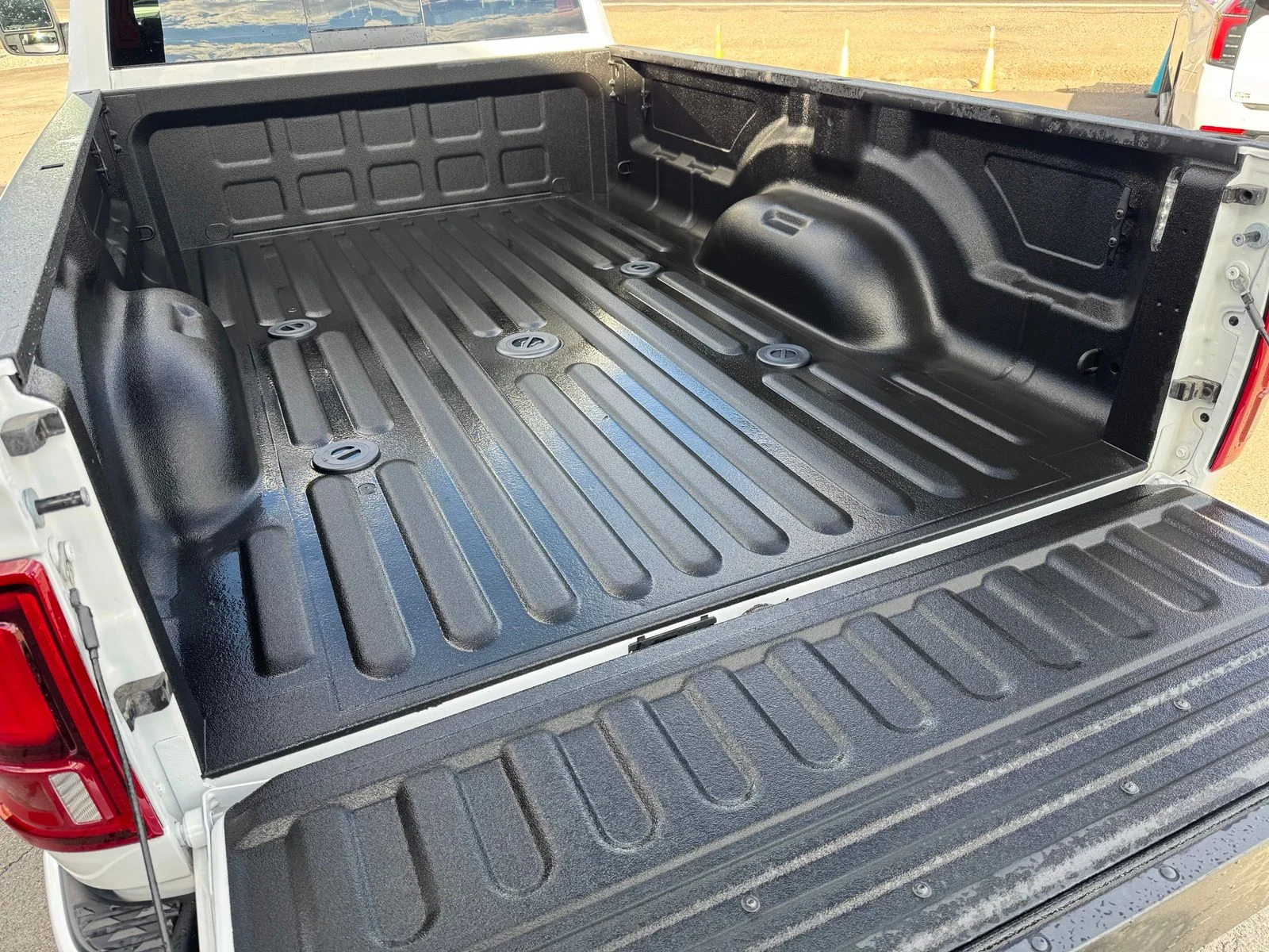 New 2026 Bright White Clear-Coat Exterior Paint RAM Laramie image 9