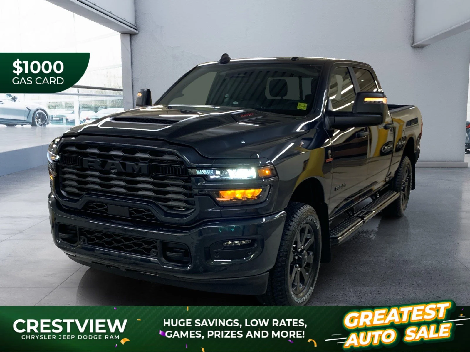 New 2026 Forged Blue Metallic Ram Big Horn image 1