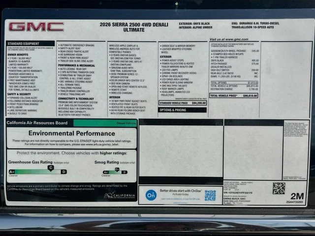 2026 GMC Sierra 2500HD Denali Ultimate - Photo 21