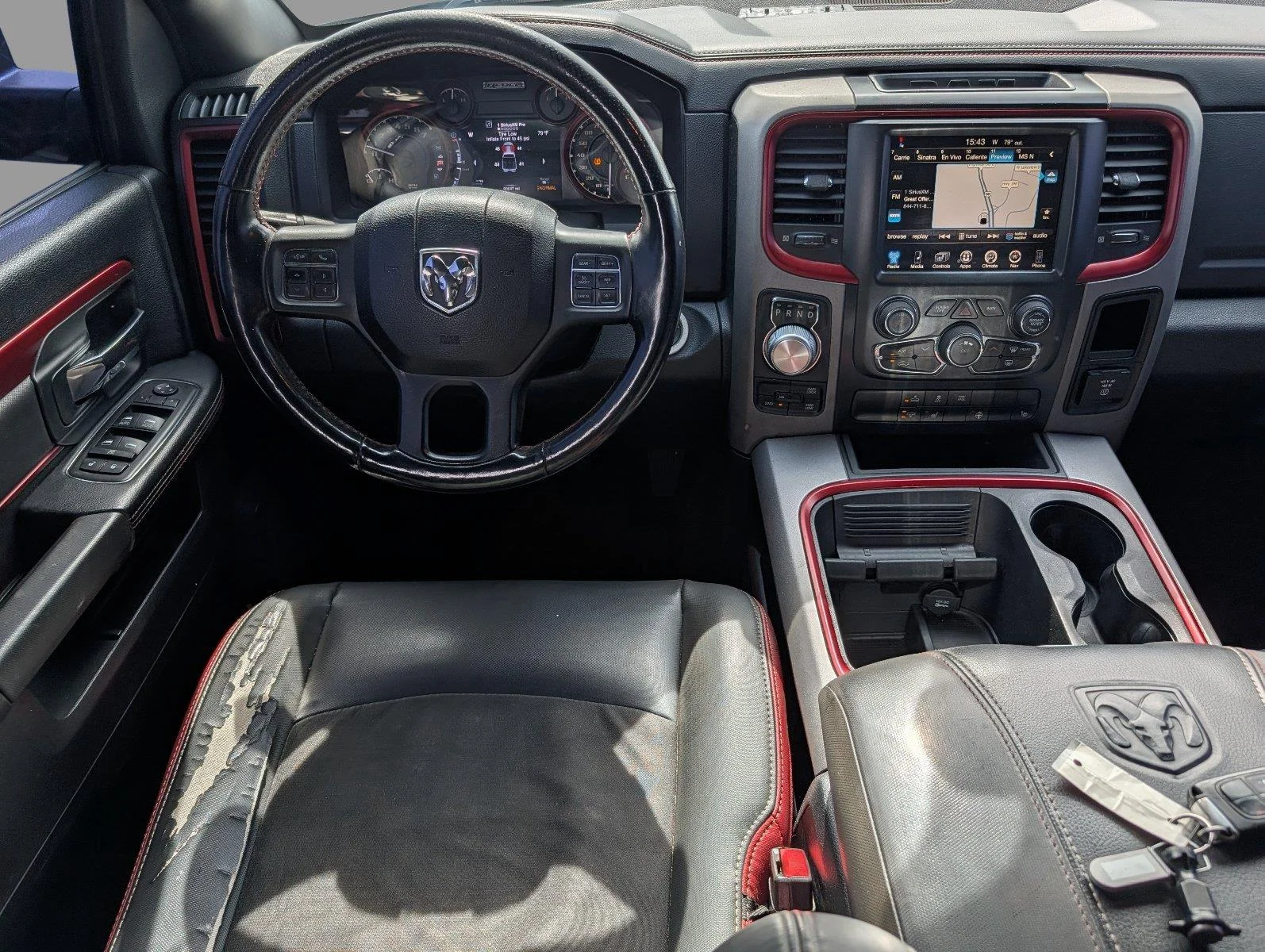 Used 2016 Brilliant Black Crystal Pearlcoat Ram Rebel image 29