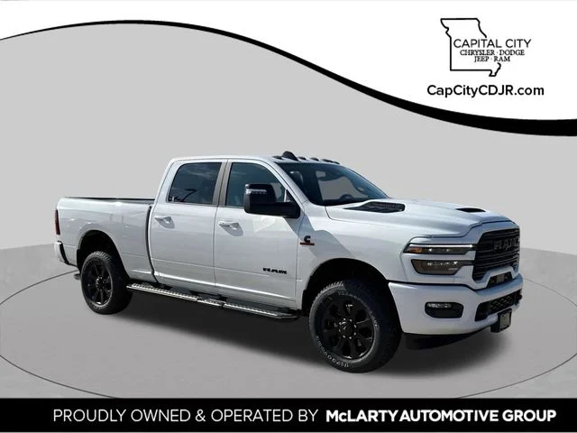 New 2026 Bright White Clear-Coat Exterior Paint RAM Laramie image 1