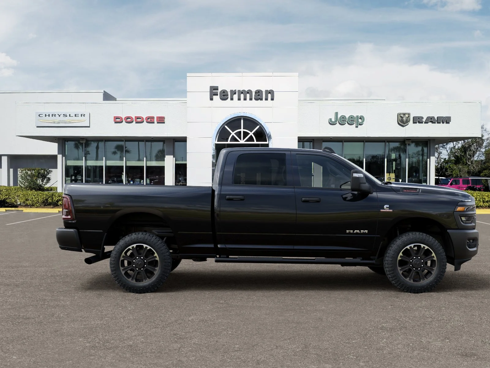 New 2026 Diamond Black Crystal Pearl-Coat Exterior Paint RAM Warlock image 51