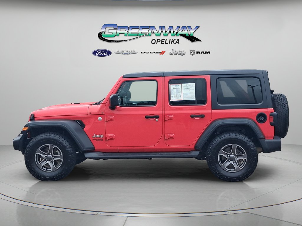 Used 2018 Red Jeep Unlimited Sport S image 4