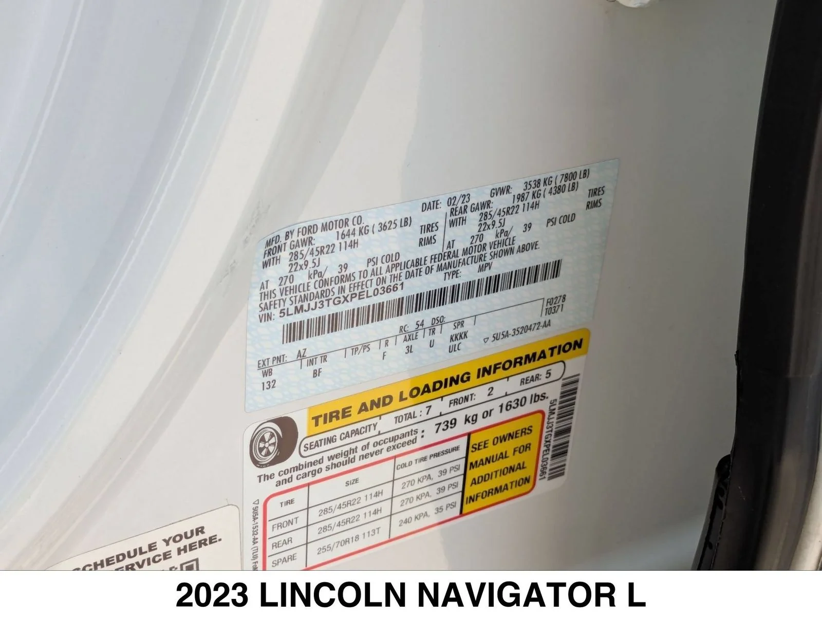 Used 2023 White Lincoln Black Label image 27