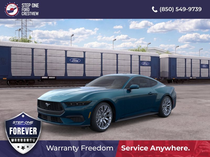 New 2026 Blue Ford EcoBoost Premium image 1