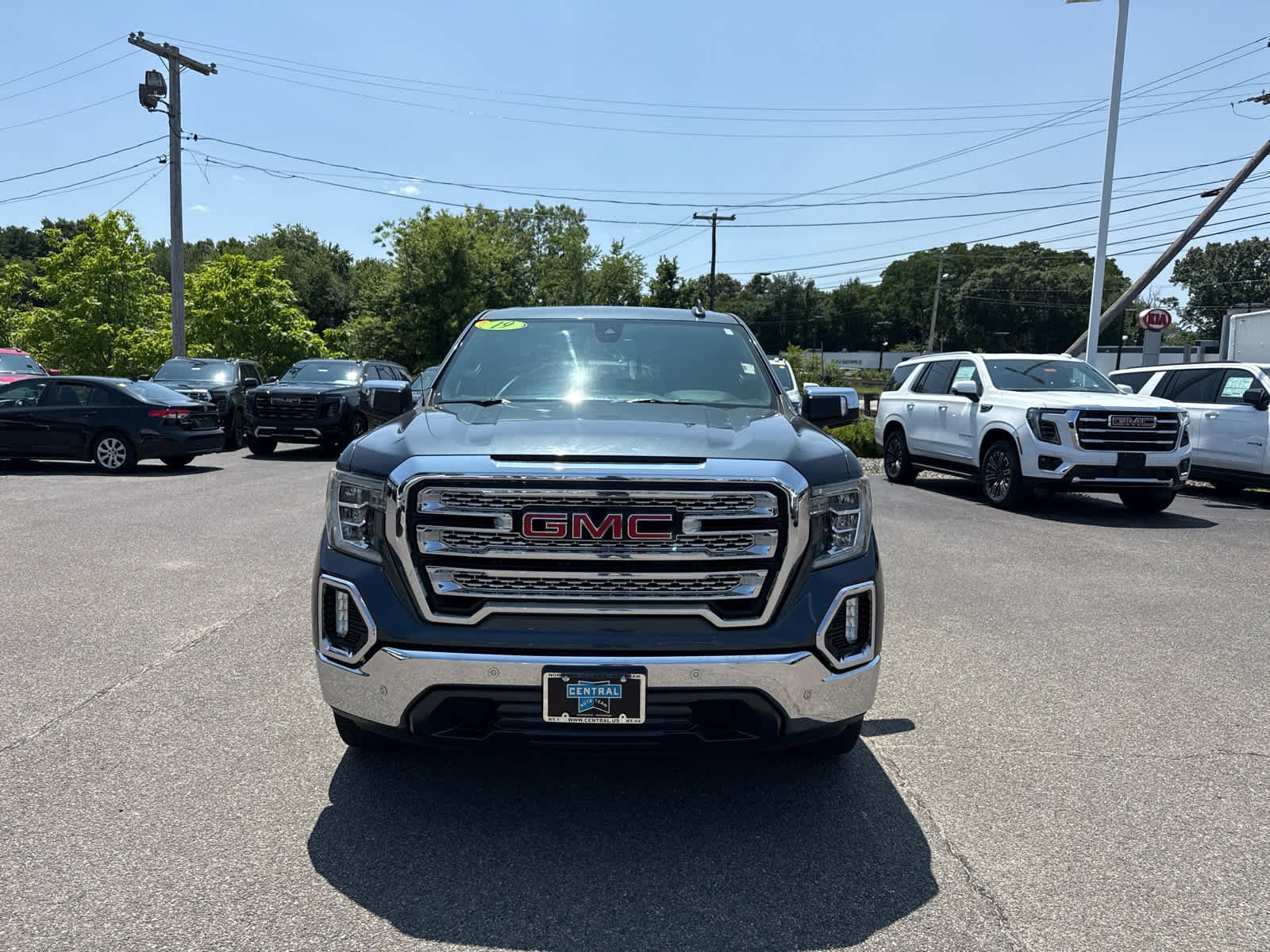Used 2019 DARK SKY METALLIC GMC SLT image 8