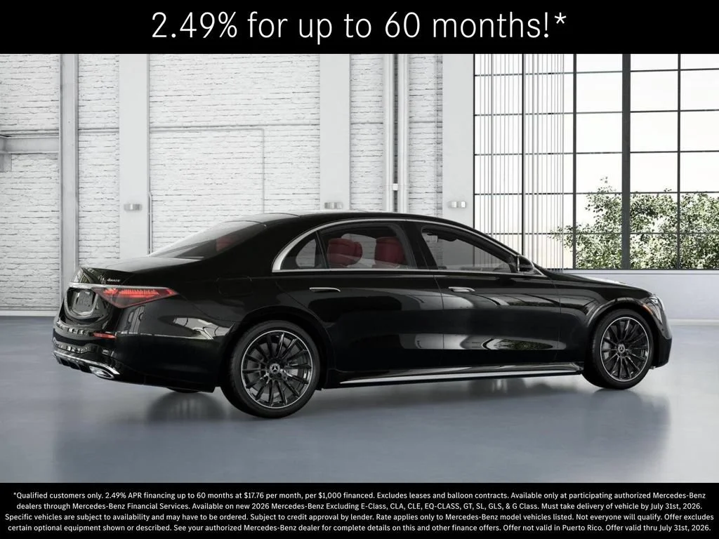 New 2026 Obsidian Black Metallic Mercedes-Benz S 580 image 61