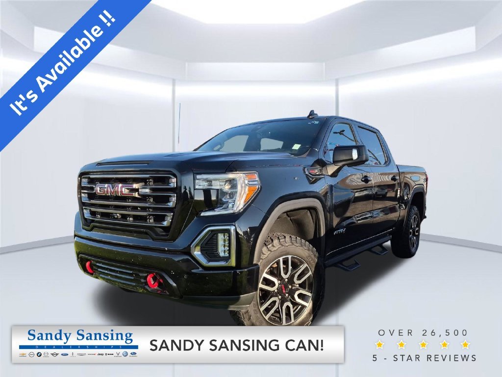 Used 2020 Black GMC AT4 image 1