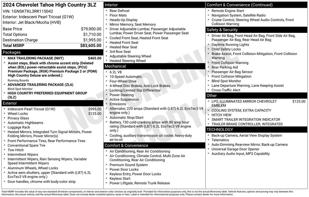 Used 2024 Pearl Chevrolet High Country image 58