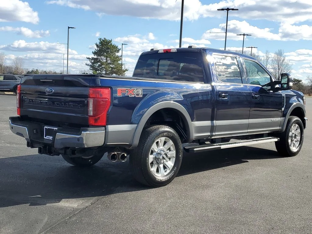 Certified Used 2022 Antimatter Blue Metallic Ford Lariat image 4