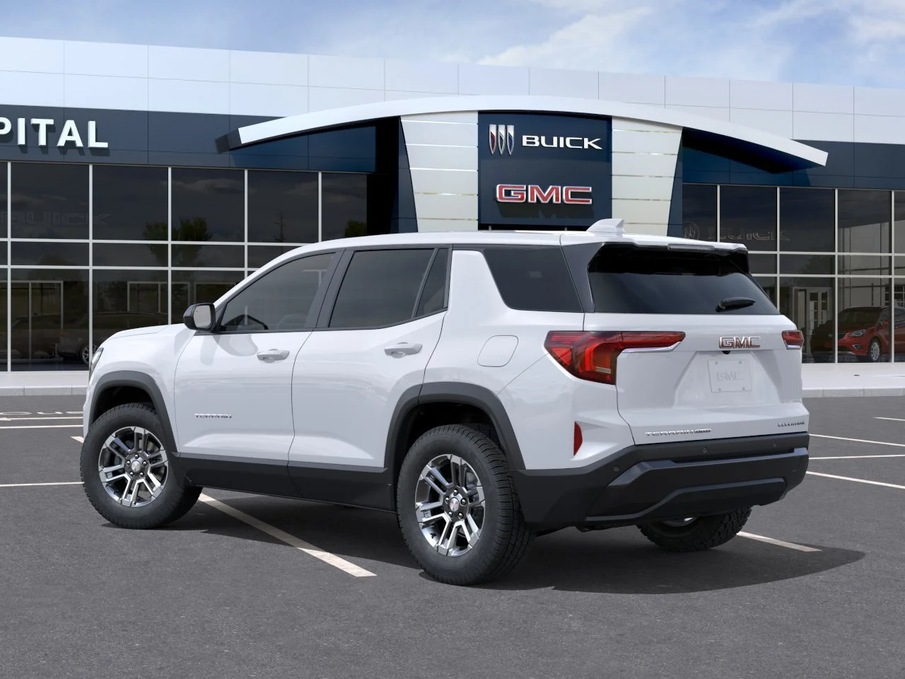 New 2027 Summit White GMC AWD Elevation image 4