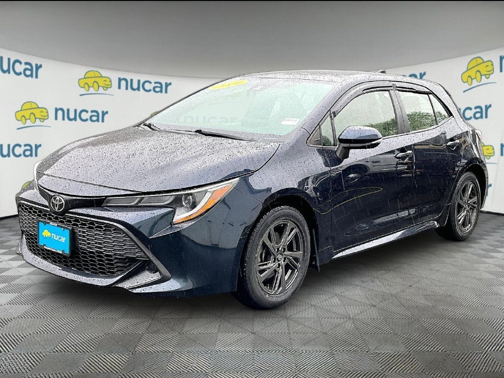 Used 2021 Blue Toyota SE image 3