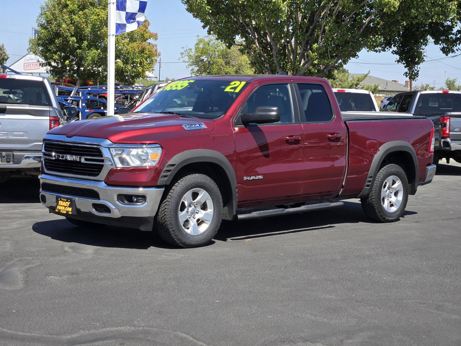 Used 2021 Delmonico Red Pearlcoat Ram Big Horn image 6