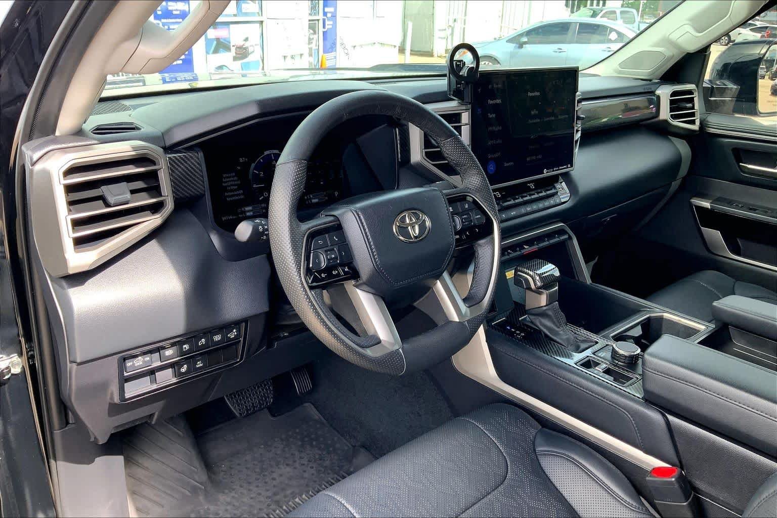 Used 2024 Midnight Black Metallic Toyota Limited Hybrid image 17