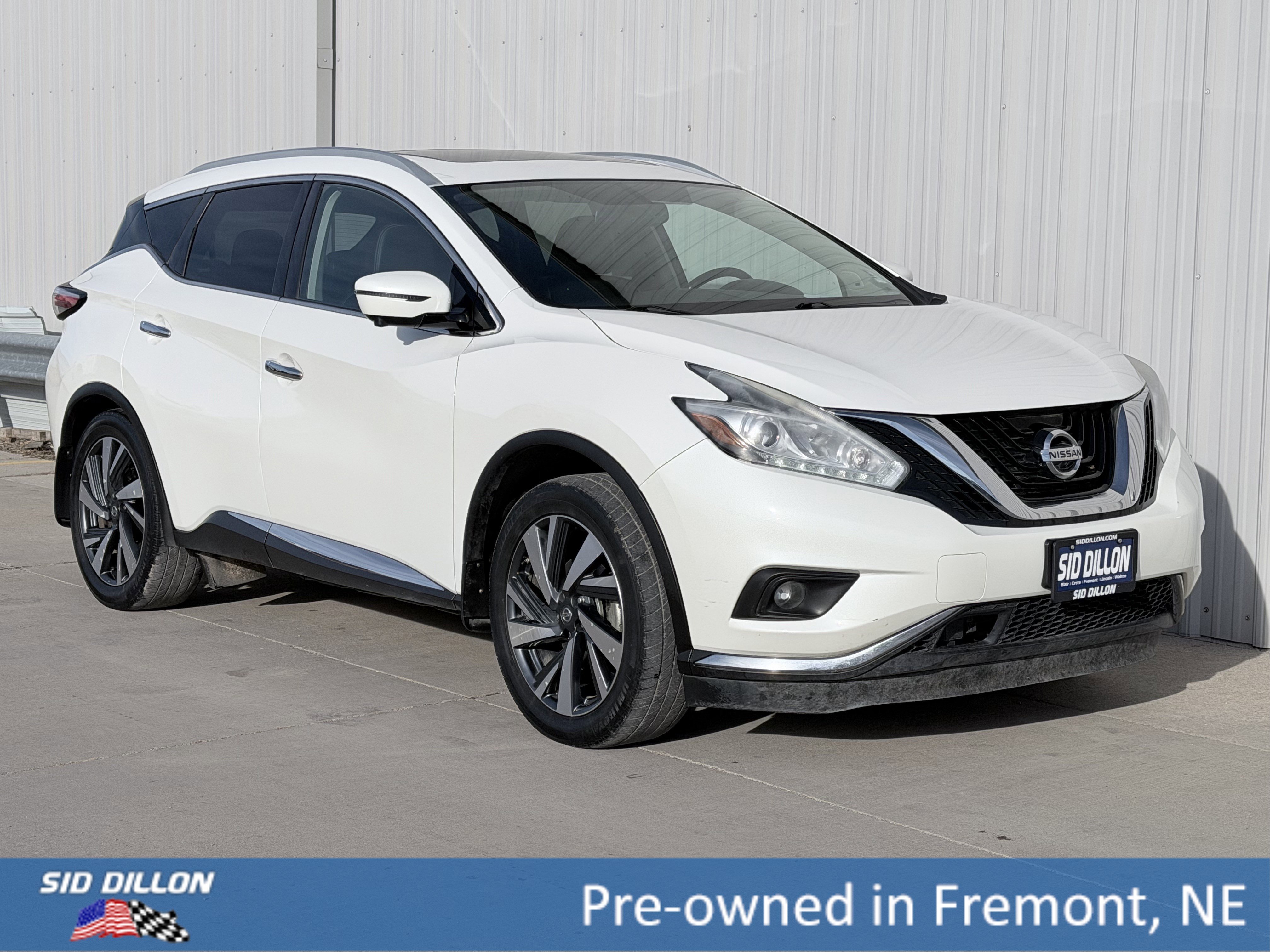 Used 2018 Nissan Murano Platinum with VIN 5N1AZ2MH9JN127058 for sale in Fremont, NE