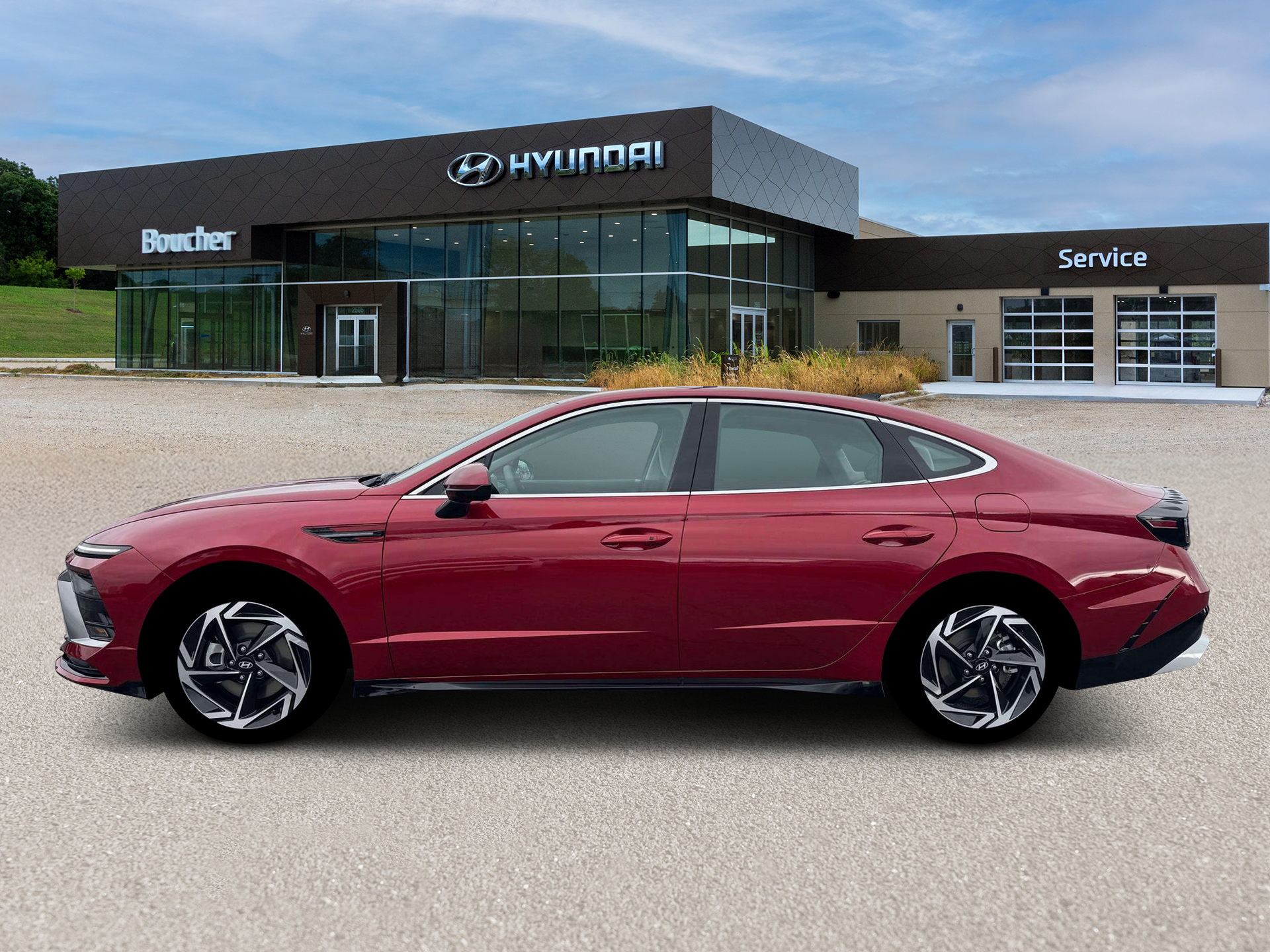 New 2026 Ultimate red Hyundai SEL Sport image 3