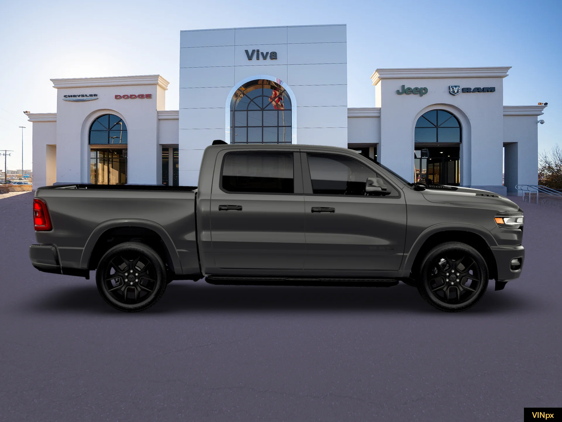 New 2026 Granite Crystal Metallic Clear-Coat Exterior Paint RAM Laramie image 21